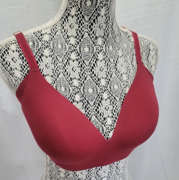 New Knix Wing Womens Contour Bra Size 5 Red Velvet - Picture 9 of 10